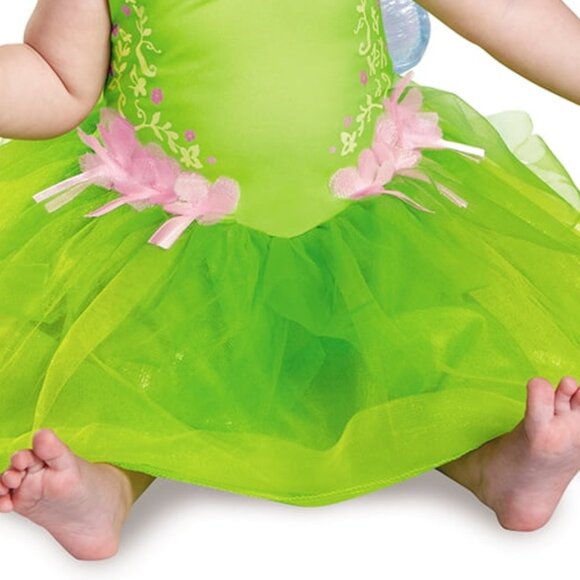 DISNEY Tinker Bell Halloween Costume INFANT BABY GIRL SIZE 6-12 MONTHS NEW - Picture 6 of 8